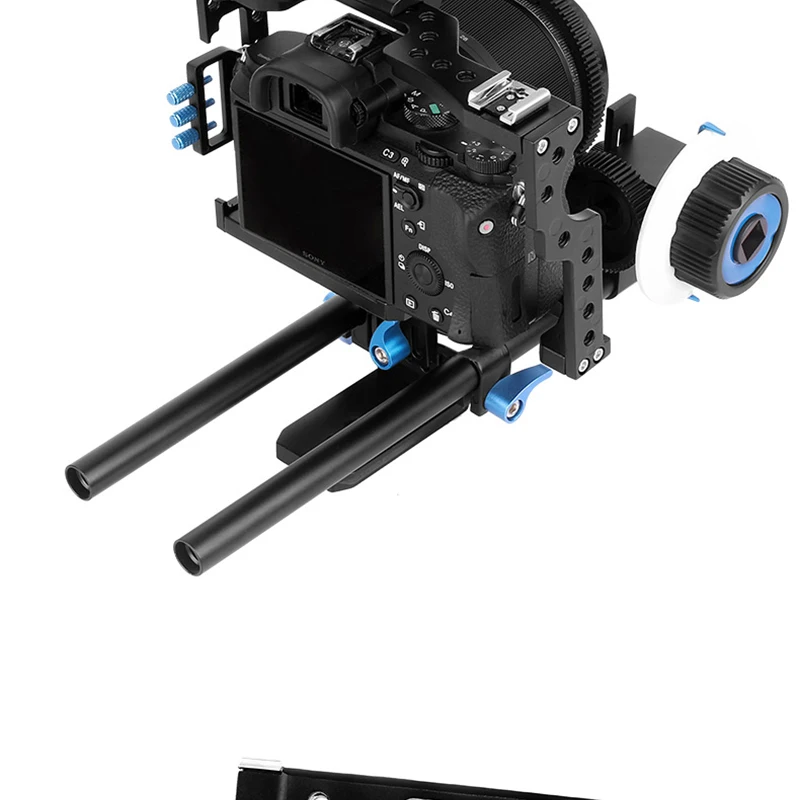 Capsaver 15 мм Rod Rig Видео DSLR камера клетка стабилизатор Ручка непрерывного фокуса для sony A7SII A7R A7S A7 A7RII Panasonic GH4