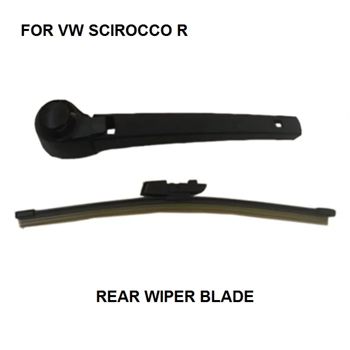 Per Vw Scirocco R Parabrezza Posteriore Wiper Arm Con Blade Set 2010, Lama 250Mm