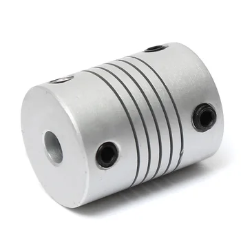 

5mm x 8mm Aluminum Flexible Shaft Coupling OD19mm x L25mm CNC Stepper Motor Coupler Connector New