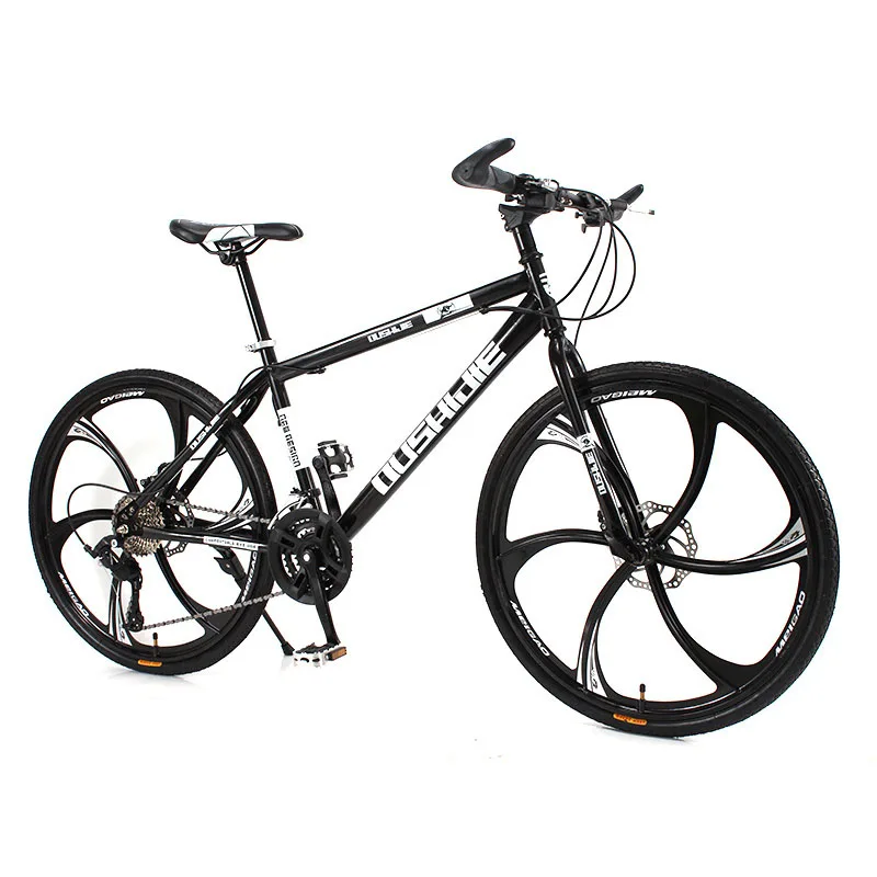 Горный велосипед 26 дюймов 27 скорость 6 нож Bianchi студентов взрослых студентов мужчин и женщин Многоцветный - Цвет: Black