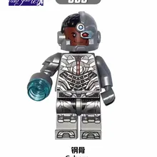 Haogaole 100 шт. xh668 супер героев Marvel киборг Супермен борец здания Конструкторы кирпичи Best подарок DIY Игрушки для маленьких детей X0167