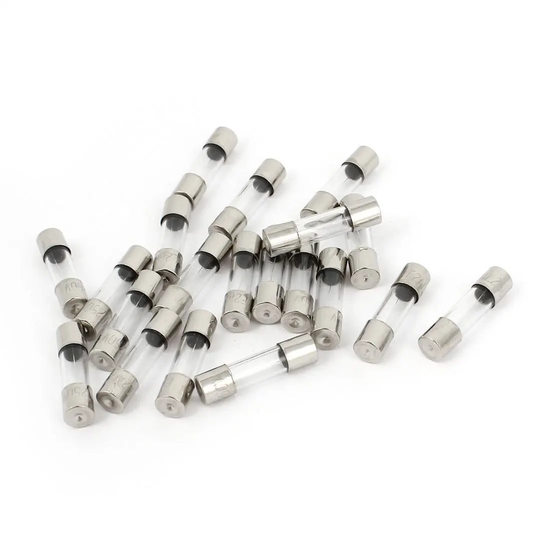 

20 x 250 V 2A F2AL Quick F link Glass tube fuse 5 mm x 20 mm