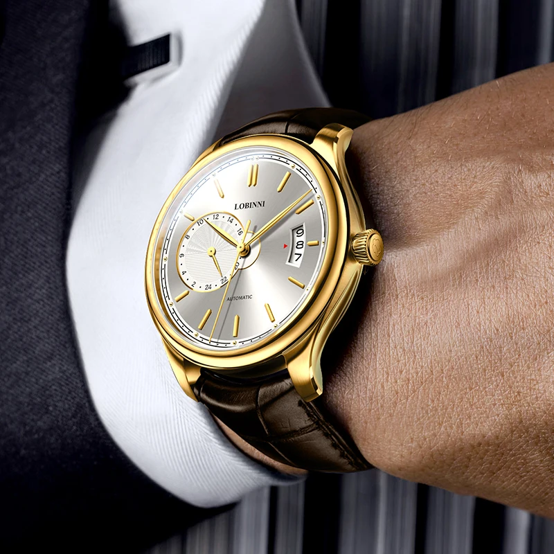  Switzerland LOBINNI Men Watches Luxury Brand Watch Men Japan MIYOTA Automatic Mechanical Sapphire r