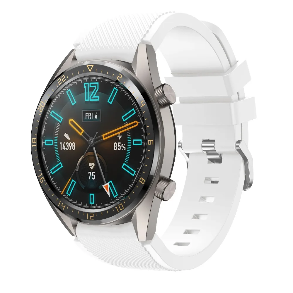 22 мм спортивный силиконовый ремешок для часов huawei часы GT 2 ремешок для samsung gear S3 классический Frontier наручные часы Galaxy часы 46 мм браслет