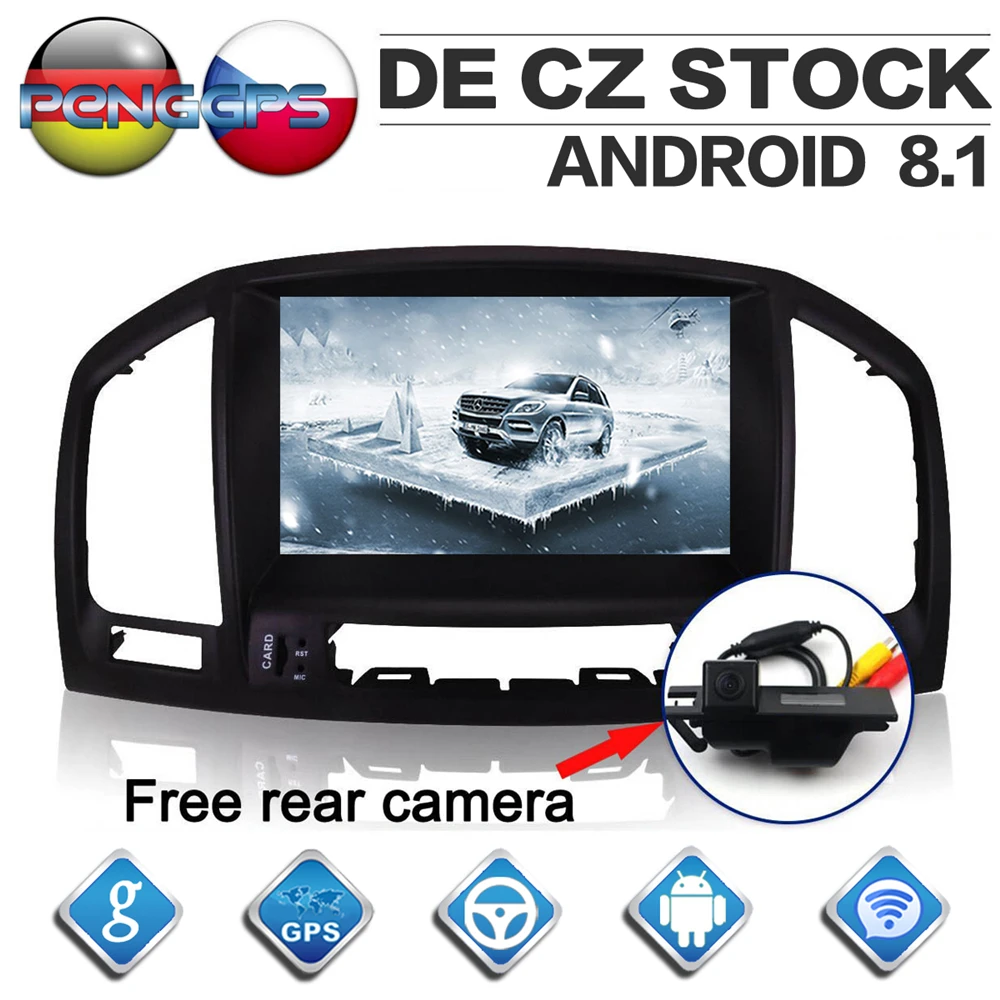 

IPS Screen Two Din Android 9.0 Car Radio CD DVD Player for Opel Vauxhall Holden Insignia 2008-2013 GPS Navigation 1080P Headunit