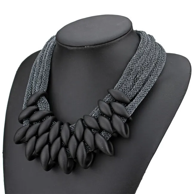 

Foreign Trade European Style Colar Hand-woven Black Star Necklace Collar 2016 Chokers Statement Necklaces & Pendant Jewelry