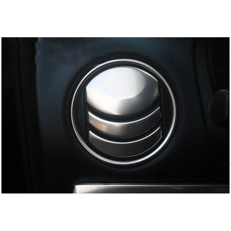 

lsrtw2017 stainless steel car dashboard left right side vent ring trims for mazda6 2002 2003 2004 2005 2006 2007 2008