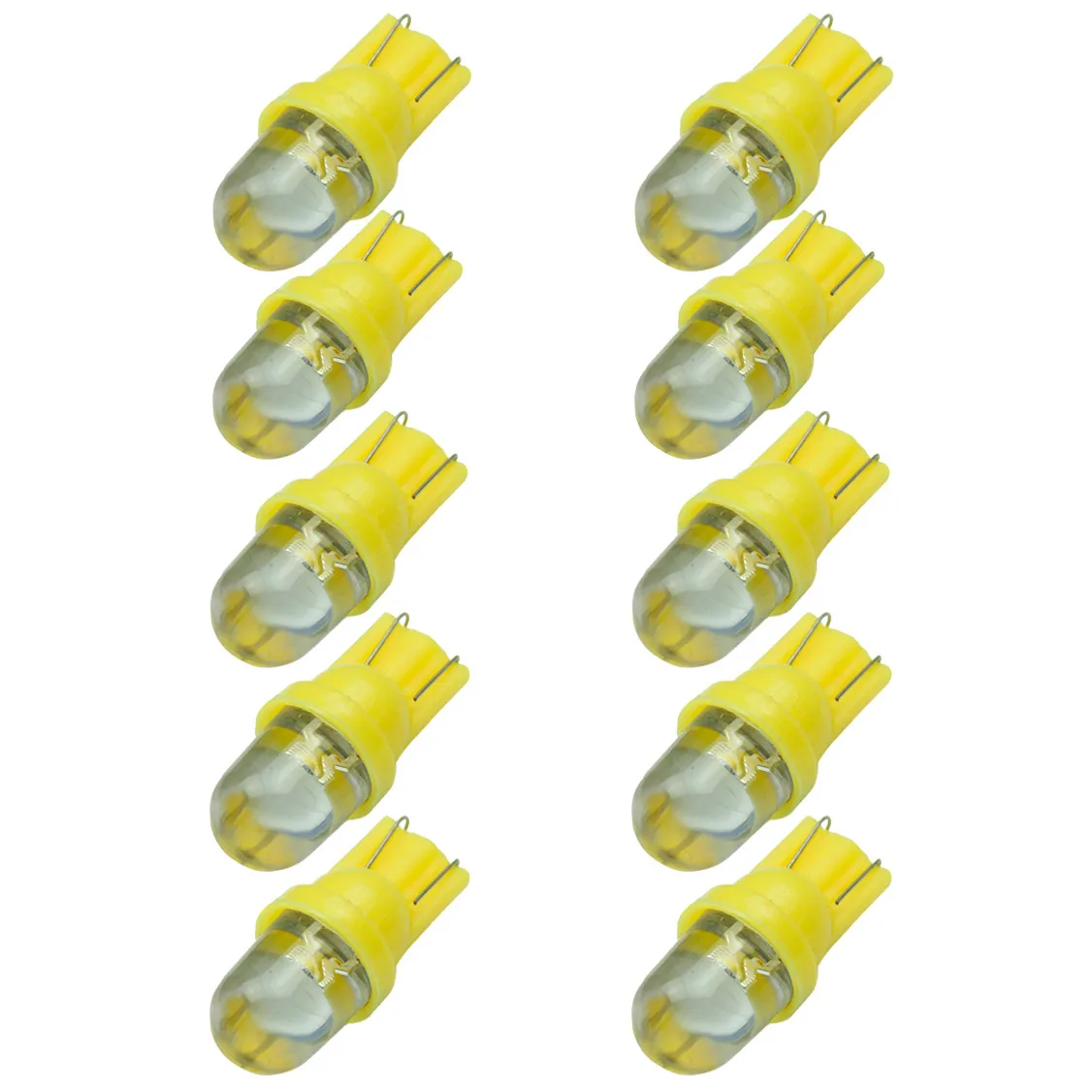 

10pcs T10 W5W 12V 5W LED white light lamp car auto Wedge Side Lighting License Plate Lights Lamp Bulb 2019 NEW