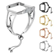 Роскошные ремешки для часов модные часы Smart Watch Браслет замена Нержавеющая сталь часы ремешок для fitbit blaze