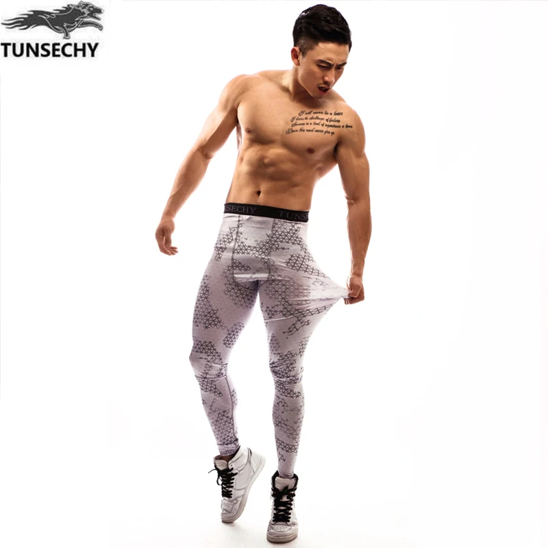 TUNSECHY winter Top quality New thermal underwear men underwear compression quick drying thermo underwear men Long Johns