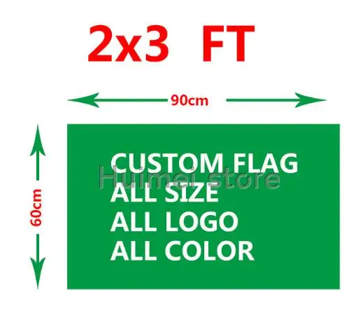 Пользовательский Подарочный флаг 60X90 см(2x3FT) 100D полиэстер мы проектируем любой логотип любого цвета украшение дома флаг, знамя на заказ
