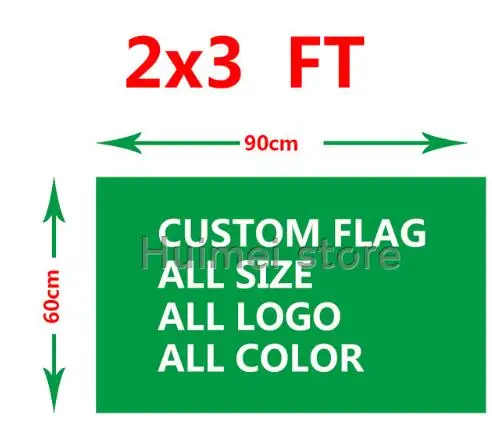 

Custom gift flag 60X90cm (2x3FT) 100D Polyester we design any logo any color home decoration Custom flag banner