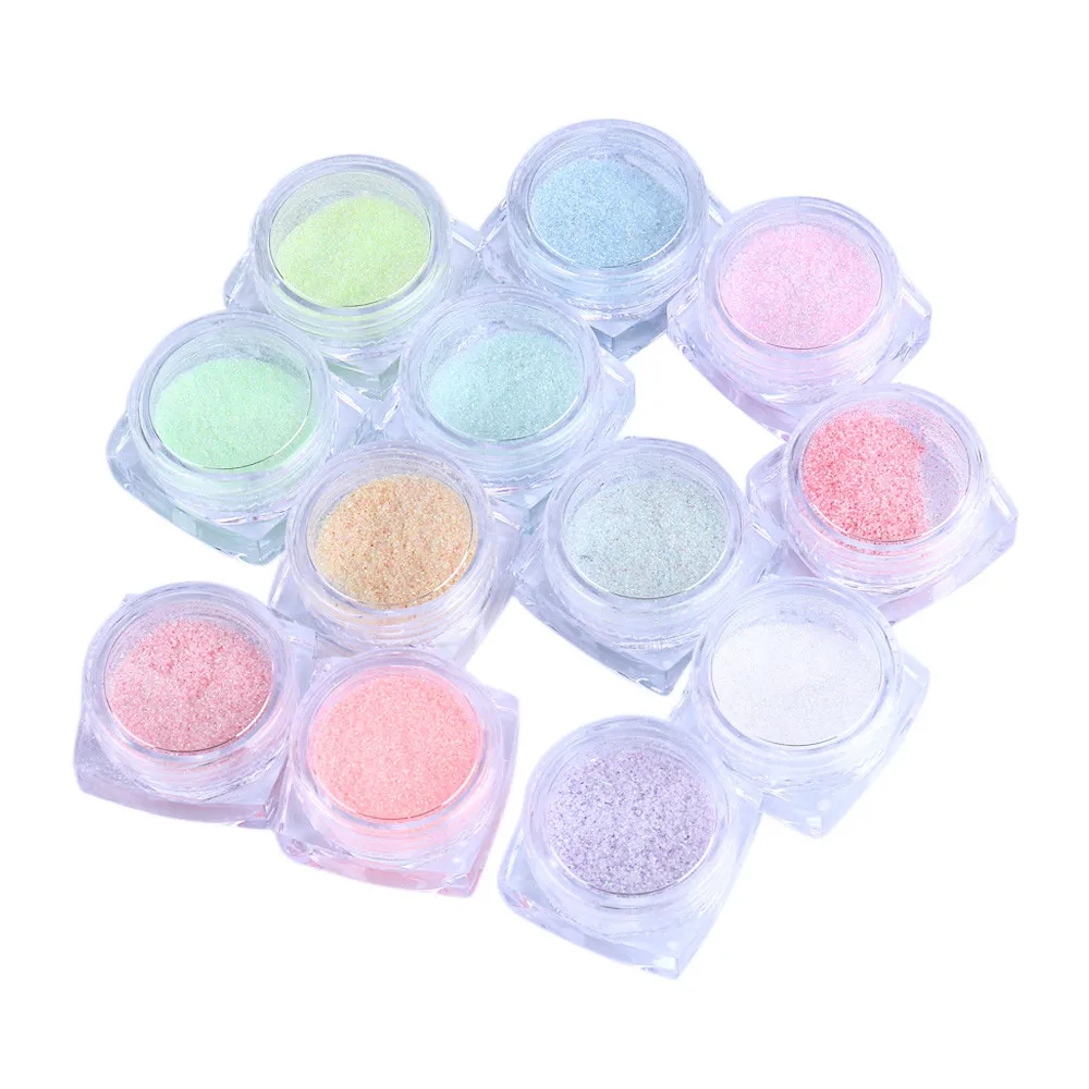 

12 Color/Set Icing Confectionery Color Powder Nail Art Decoration 2018