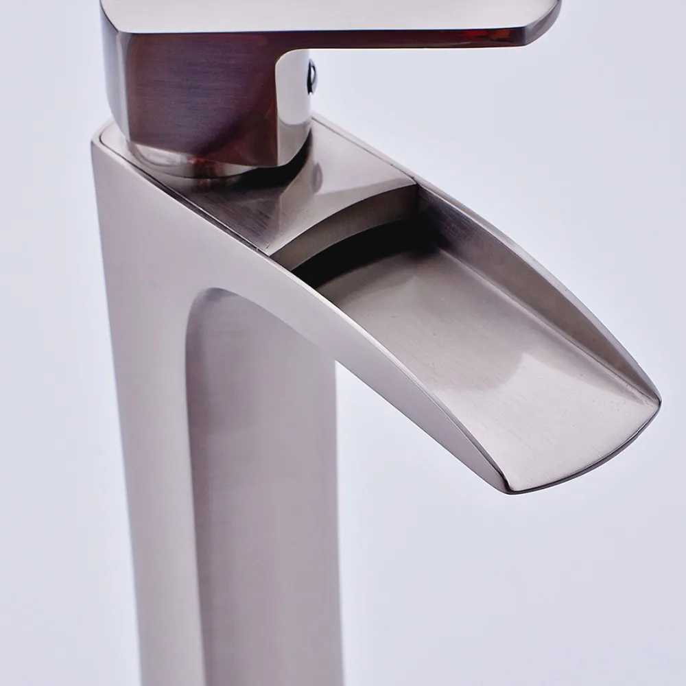 FLG-Free-Shipping-Basin-Faucet-Nickel-Brushed-All-copper-Deck-Mounted-Single-Lever-Vessel-Faucet-Bathroom (3)