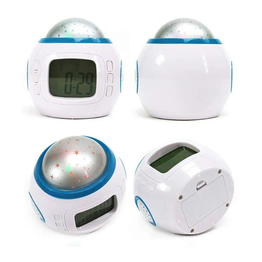  Sky Star Children Baby Room Night Light Projector Lamp Bedroom Music Alarm Clock Color Change Multi - 33017514328