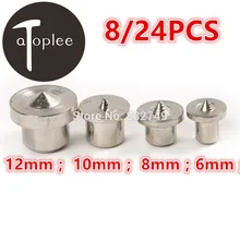 8/24pcs Woodworking Dowel Centre Point Set 6 8 10 12mm Power Tool Accessories Wood Locator Drill Hand Tools