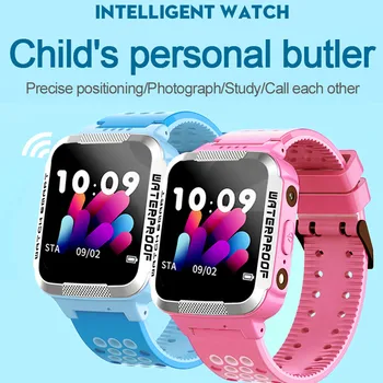 

HD screen Waterproof Children's Smart Watch Phone Tracker Positioning Smartwatch 2019 New Fashion Call Message Reminder#20