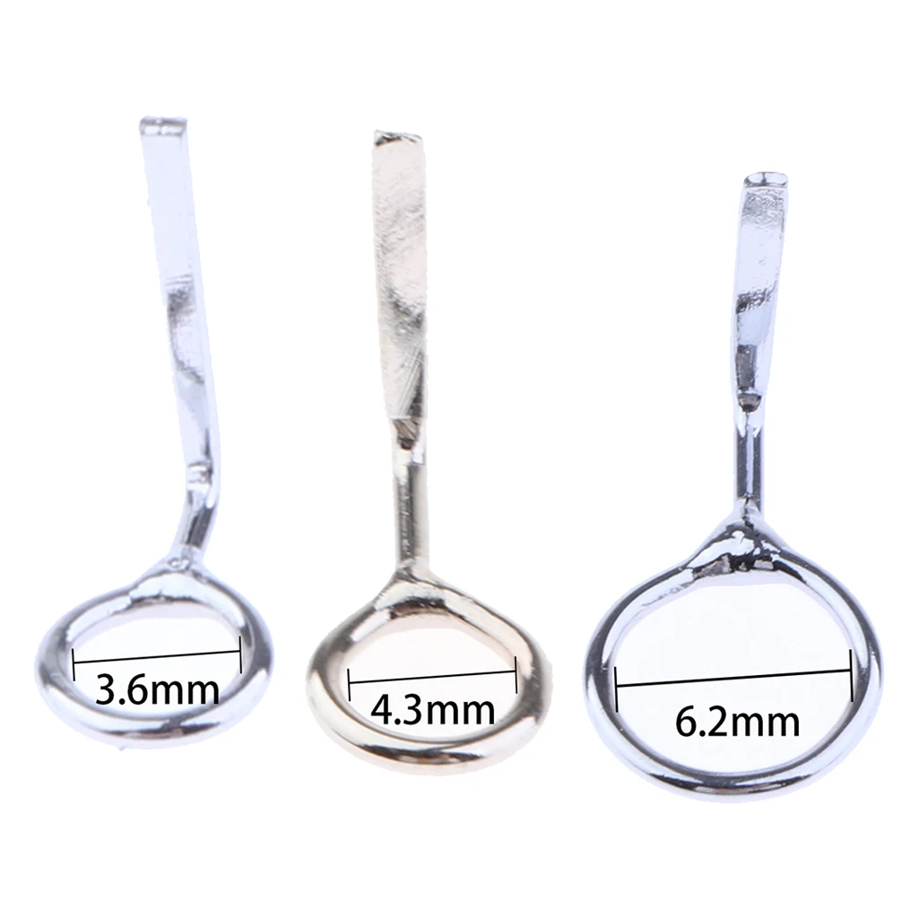 10 Pieces Stainless Steel Fishing Rod Guides Fishing Rod Tip Repair Kit Corrosion-resistant Fishing Rod Guides Mixed Sizes 10 Pieces Stainless Steel Fishing Rod Guides Fishing Rod Tip Repair Kit Corrosion-resistant Fishing Rod Guides Mixed Sizes