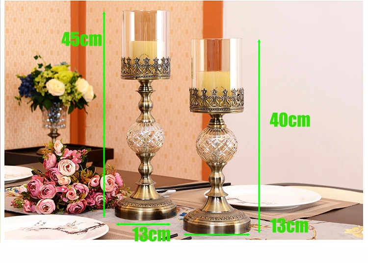 Роскошный скандинавский подсвечник candelabros decorativos de velas свадебное украшение подсвечник центральный свечи украшение дома