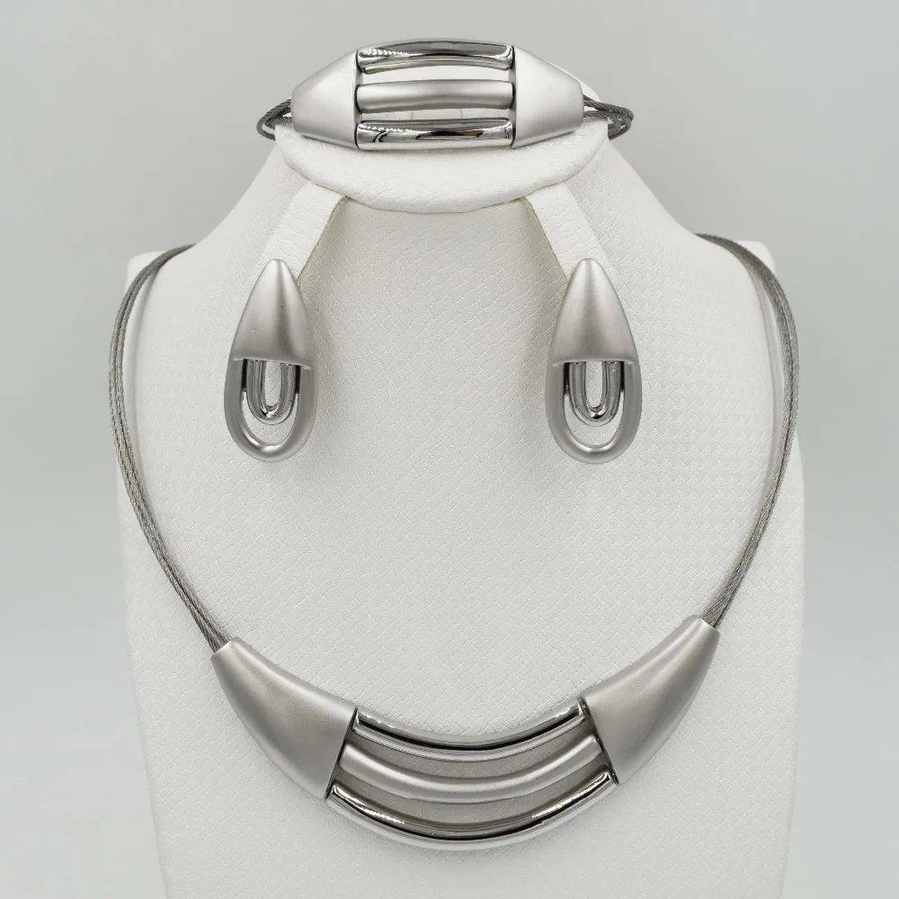 Новинка высокое качество Дубай 3 вида цветов ювелирный набор нигерийские