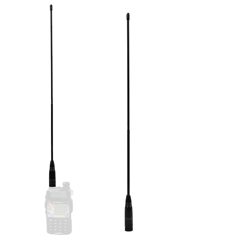 HYS Двухканальные рации Dual Band SMA Мужской многоцветный Телевизионные Антенны VHF и UHF
