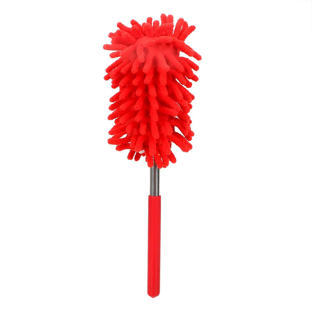 HILIFE Телескопический пылеочиститель для кондиционера мебель затвор домашний Автомобильный Очиститель Чистящая Щетка моющий инструмент - Цвет: Красный
