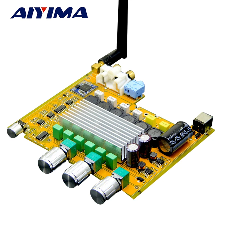 AIYIMA Amplifiers Audio Board TPA3116 2.1 Amplificador Bluetooth 4.0