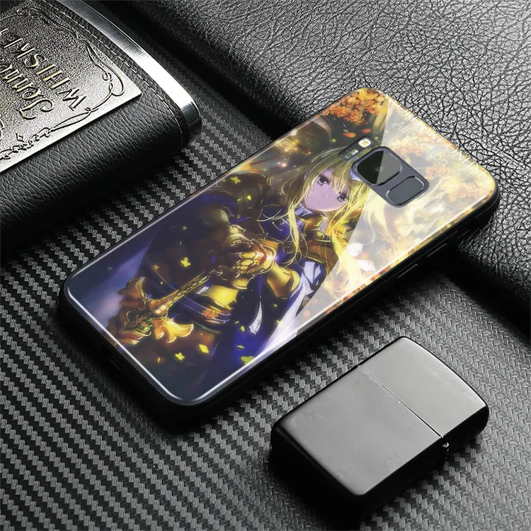 Alice Zuberg Sword art online alicization Glass Soft Silicone Phone Case For Samsung Galaxy S7 Edge S8 S9 S10e Plus Note 10 PLUS Alice Zuberg Sword art online alicization Glass Soft Silicone Phone Case For Samsung Galaxy S7 Edge S8 S9 S10e Plus Note 10 PLUS
