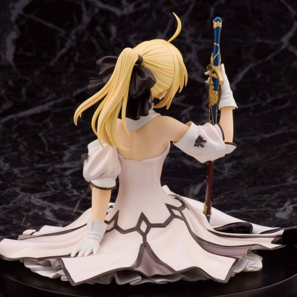Аниме Fate/stay night Saber Lily фигурка 1/7 ПВХ Сидящая девушка Коллекция Модель Горячая