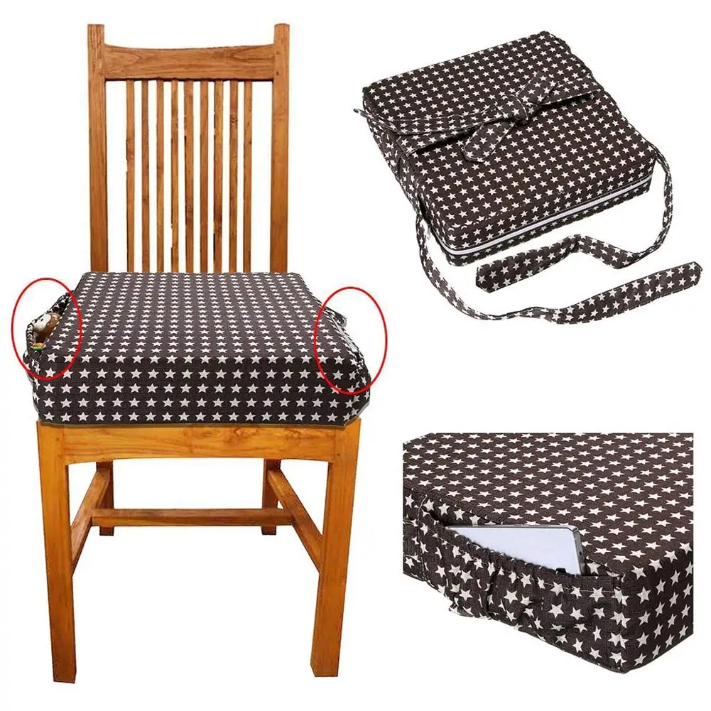 Baby Kids Chair Booster Cushion Highchair Increase Height Seat Pad Chair Cushions Mat -17 S7JN Baby Kids Chair Booster Cushion Highchair Increase Height Seat Pad Chair Cushions Mat -17 S7JN