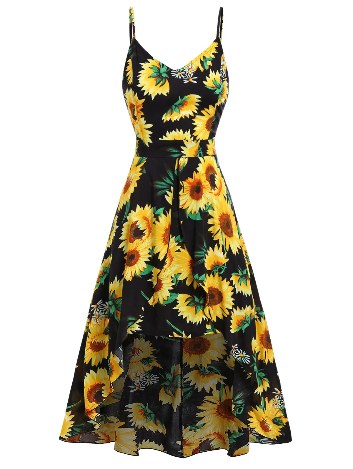 sunflower maxi dress plus size