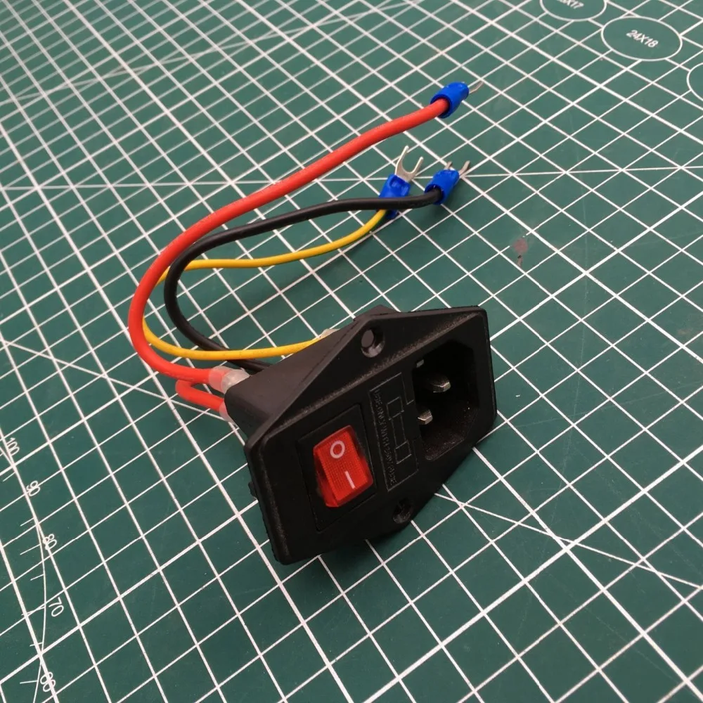 Высокое качество Prusa i3 Ender 3/3S 3D части принтера 220В/110В 10А выключатель питания