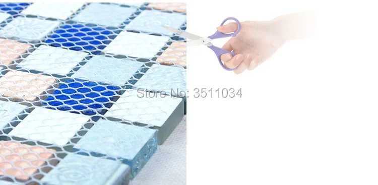 fundo da parede de mosaico de vidro