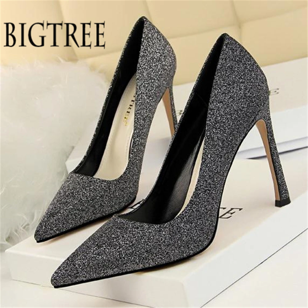 Bigtree brand Women�s shoes Bling High Heels Women Pumps
