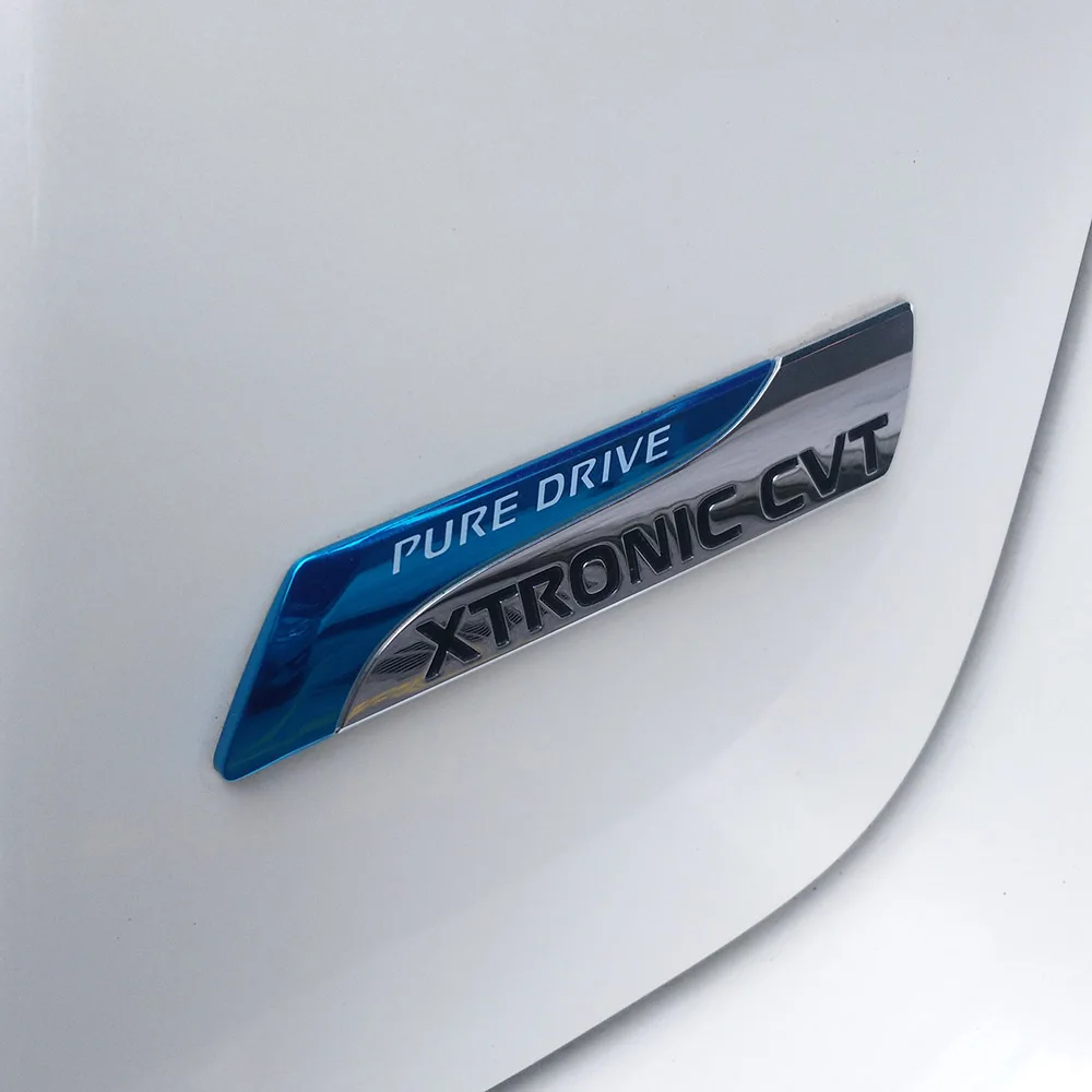 Для Nissan Metal Pure Drive XTRONIC CVT Nismo Эмблема значок хвост наклейка Qashqai X Trail Juke Teana Tiida Sunny Note