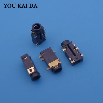 

10pcs/lot 3.5mm Female Audio Connector 3.5mm Headphone Jack socket 6SMT Foot Headphone jack Free Shipping