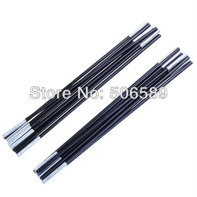 free shipping camping tent poles for 3-4 person tent 7.9mm glass fiber poles