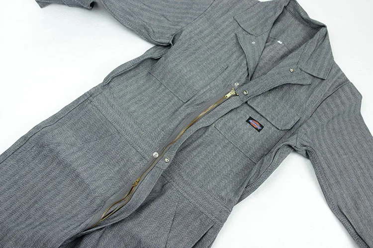 Aolamegs Men Fisher Stripe Overalls Hip hop Dancing Coverall Jumpsuit Dancer Fashion Long-sleeve One piece Overalls Work Clothes (1)
