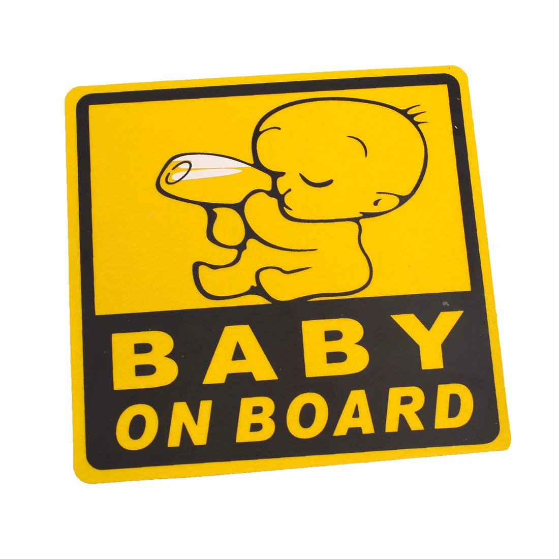 

Car Exterior Baby on Board Safety Sign Sticker Decal 11cm x 11cm