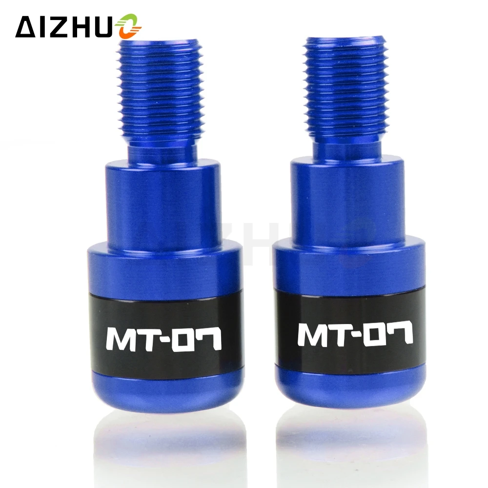 CNC Motorcycle Accessories Handlebar Handle Grips End Hand Bar Cap For YAMAHA MT07 MT-07 MT 07 FZ07 FZ 2014 2015 2016 17 | Автомобили и