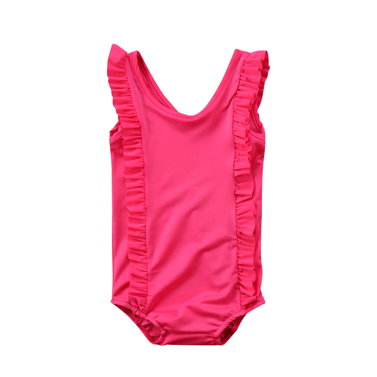 Infant Children Girl Solid Bodysuits Toddler Kids Baby Girls Bodysuit