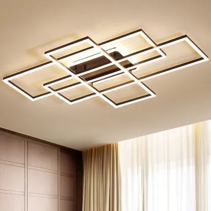 Люстра освещение для гостиной спальни Luminarine avize lustre de plafond современная алюминиевая волна Lustre Avized люстра