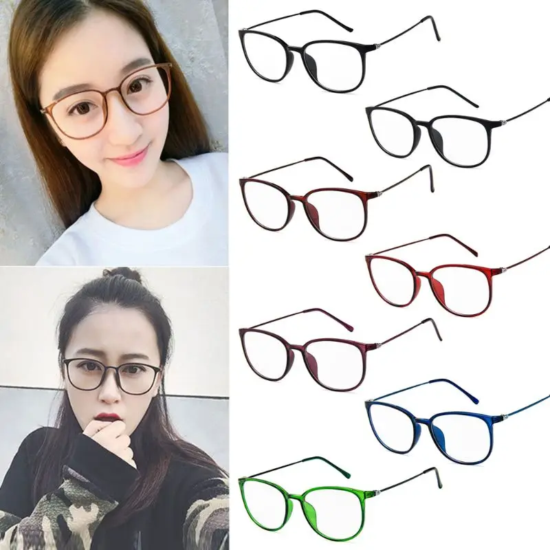 

Fashion New 1 Pc Men Women Optical Glasses Classic Ultralight Myopia Frame Clear Lens Spectacle Eyeglasses 7 Colors
