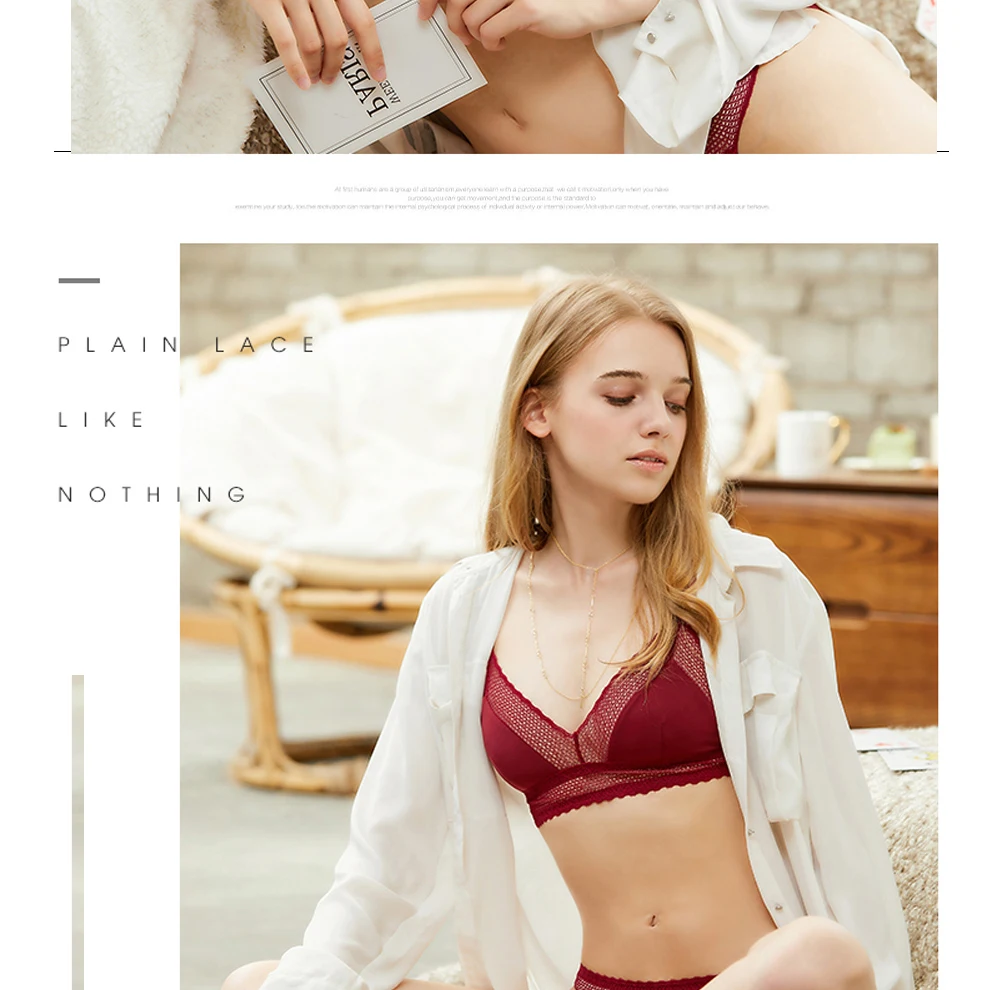 Perfering Bralette сексуальный беспроводной кружевной бюстгальтер для женщин, чашка 3/4, женское нижнее белье без подкладки, полупрозрачное дамское нижнее белье, интимное