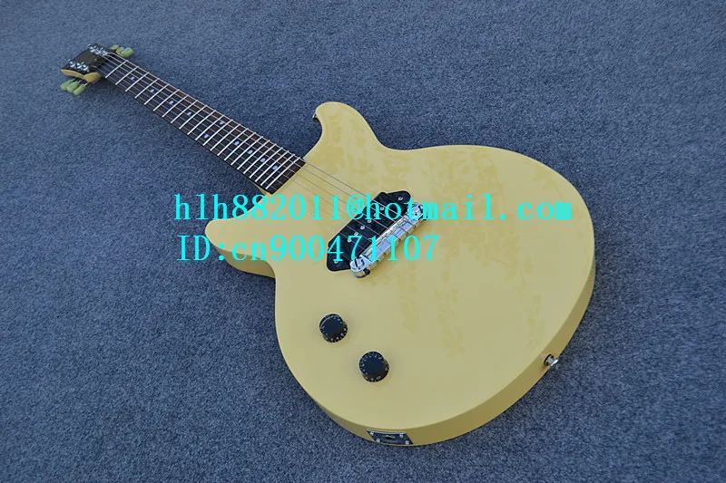 

free shipping new Big John left hand electric guitar in yellow with mahogany body made in China F-1864