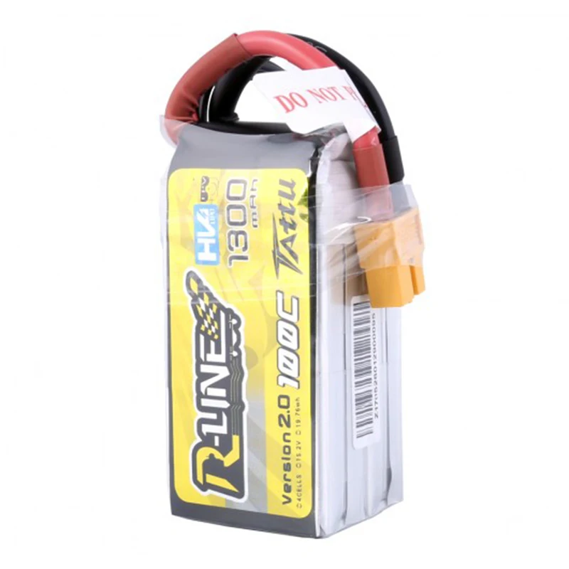 Tattu R-Line 1300mAh 100C 15 2 V HV Lipo батарея с штепсельной вилкой XT60 для DIY FPV RC гоночная камера