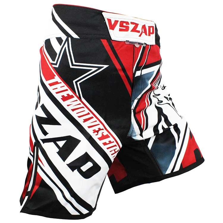 Новые Vszap шорты для единоборств Муай Тай шорты боксерские трусы Мужская спортивная одежда Boxeo Free армейские штаны Золотое пламя