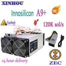 Б/у Innosilicon A9+ ZMaster 120k sol/s с БП Equihash Asic Miner Zcash ZEC BTG Майнинг лучше чем Antminer Z9 mini S9 B7 T3