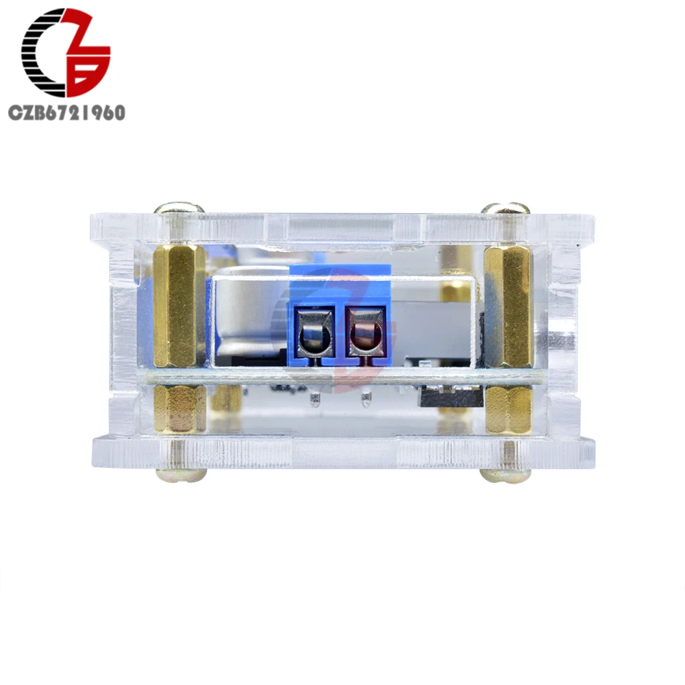 5A 75 Вт DC-DC понижающий преобразователь светодиодный цифровой вольтметр 5-36 в до 1,25-32 В CC CV регулятор напряжения питания USB защитный чехол