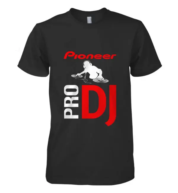 Для мужчин взрослых Slim Fit футболка Размеры S-Xxl новинка PRO DJ музыки Системы логотип